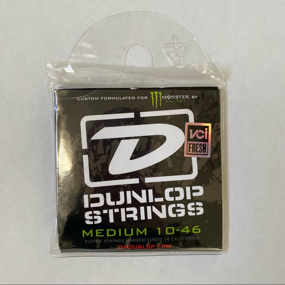 Dunlop 10/46 Green Guitar Strings Monster Energy (Limited Edition)